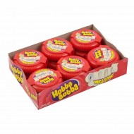 Hubba Bubba Snappy Strawberry Bubblegum Mega Long Tape 56g × 12 Pack